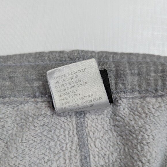 Brooks Sweatpants Men's Medium Gray Pockets Drawstring Embroidered Fleece - Picture 4 of 10